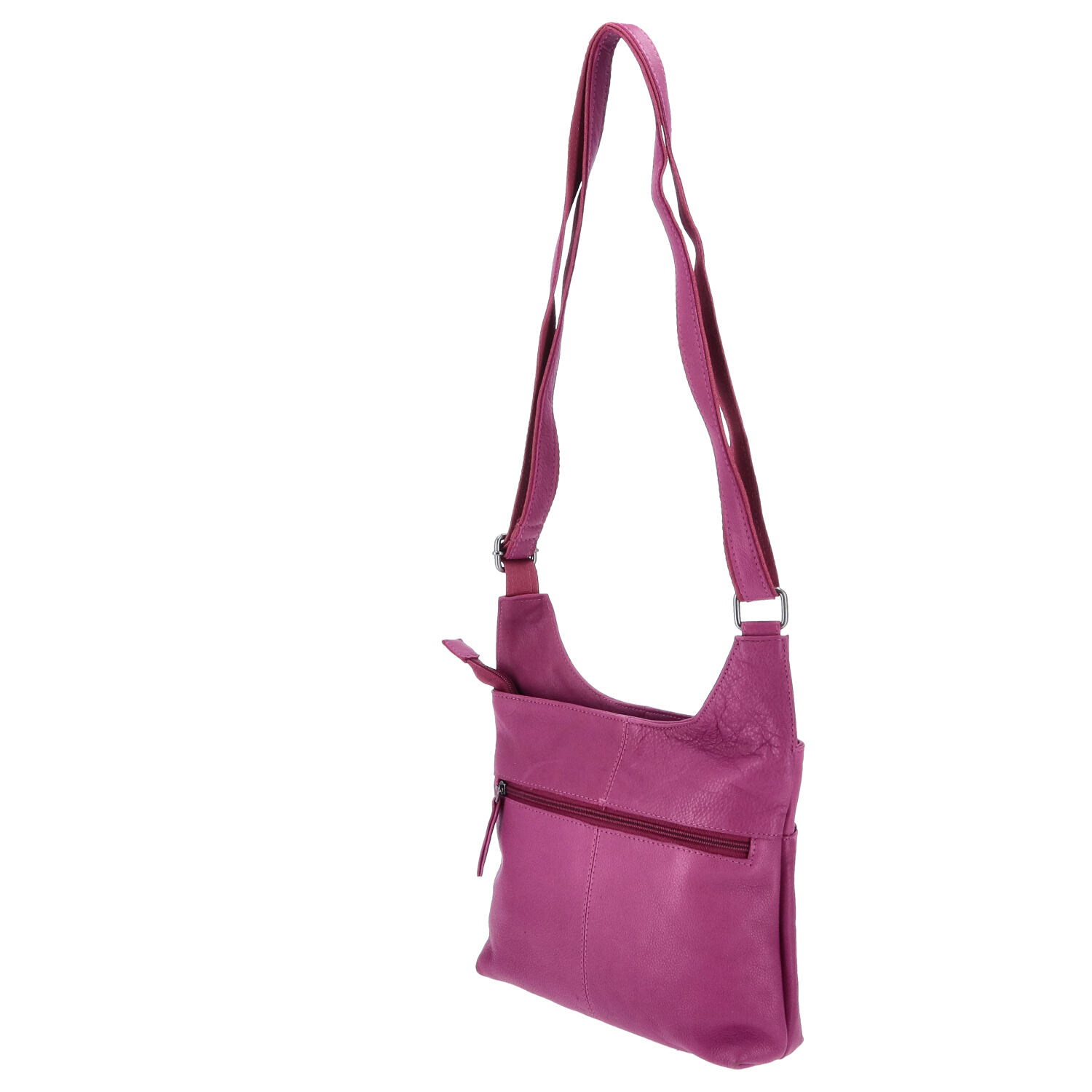 The Skandinavian Brand Leder Umhängetasche - Purple Abbildung 7