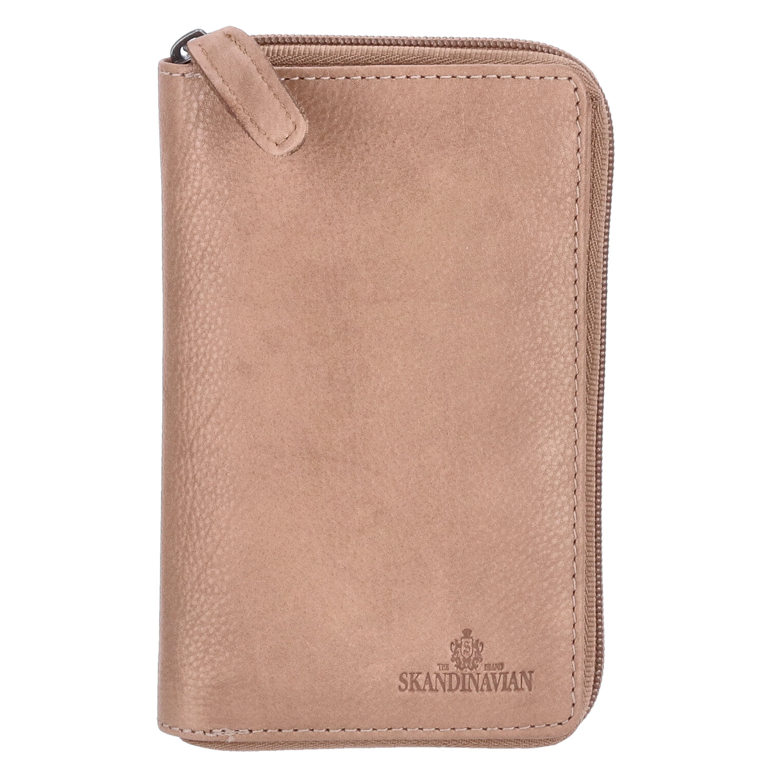 The Skandinavian Brand Damen Leder Geldbörse - beige Abbildung 3