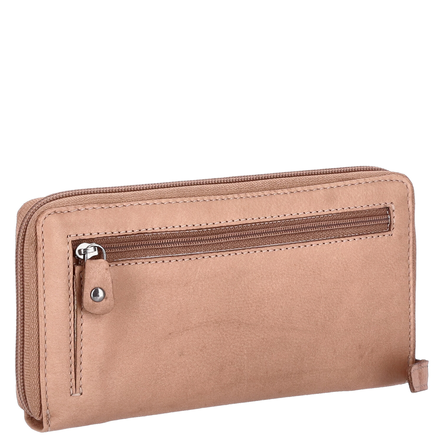 The Skandinavian Brand Damen Lederbörse Quer  beige Abbildung 2