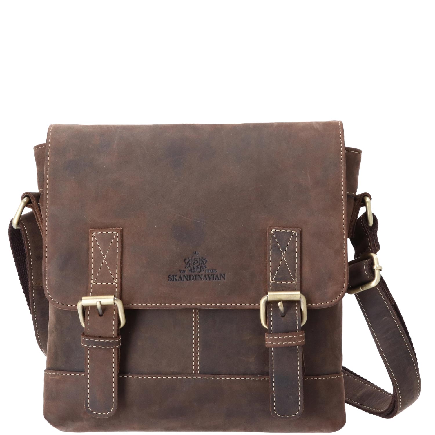The Skandinavian Brand Herren Umhängetasche M  tan Abbildung 1