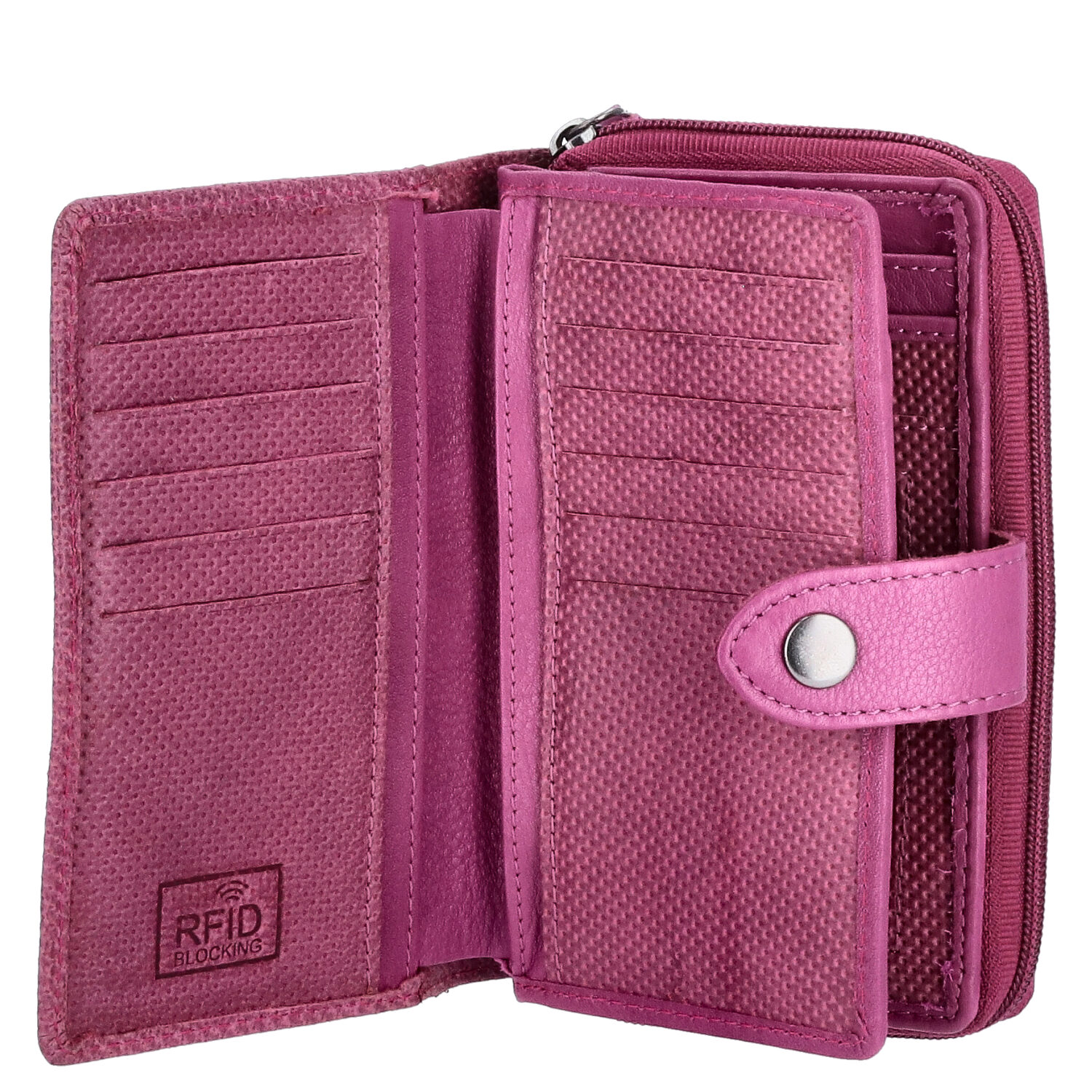 The Skandinavian Brand Damen Leder Geldbörse - Purple Abbildung 5