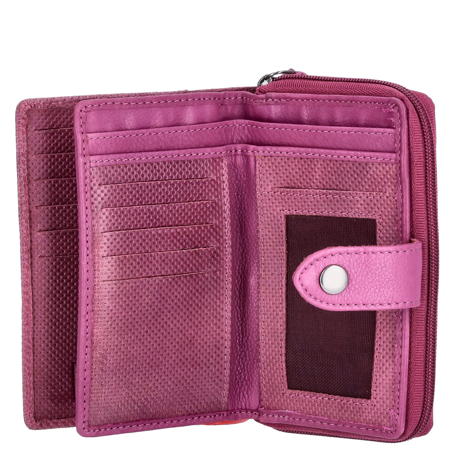 The Skandinavian Brand Damen Leder Geldbörse - Purple Abbildung 4