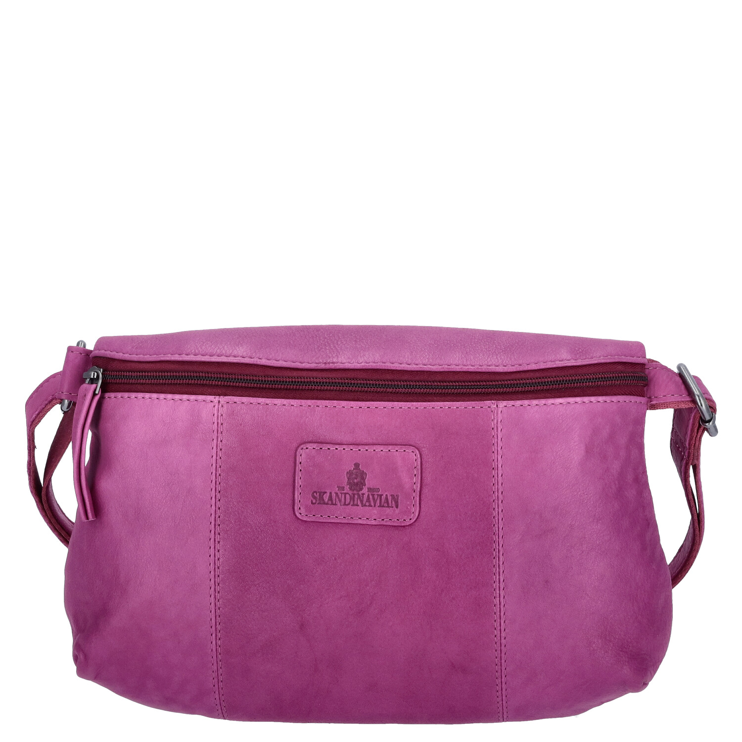 The Skandinavian Brand Leder Crossbody Bag - Purple Abbildung 4