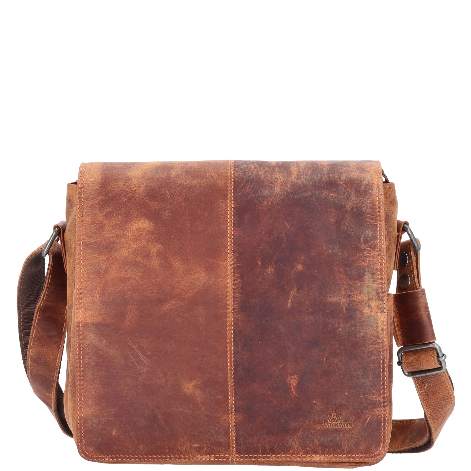 The Skandinavian Brand Leder Schultertasche  Camel Abbildung 2