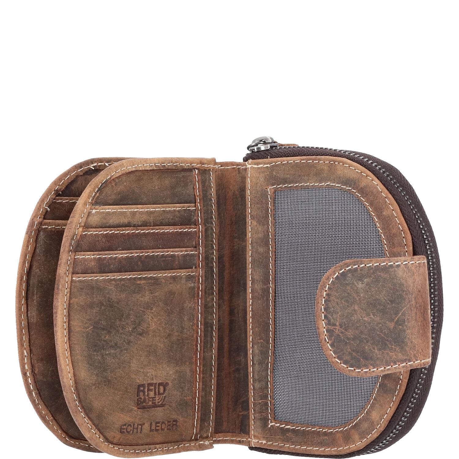 The Skandinavian Brand Damen Leder Geldbörse  tan Abbildung 5