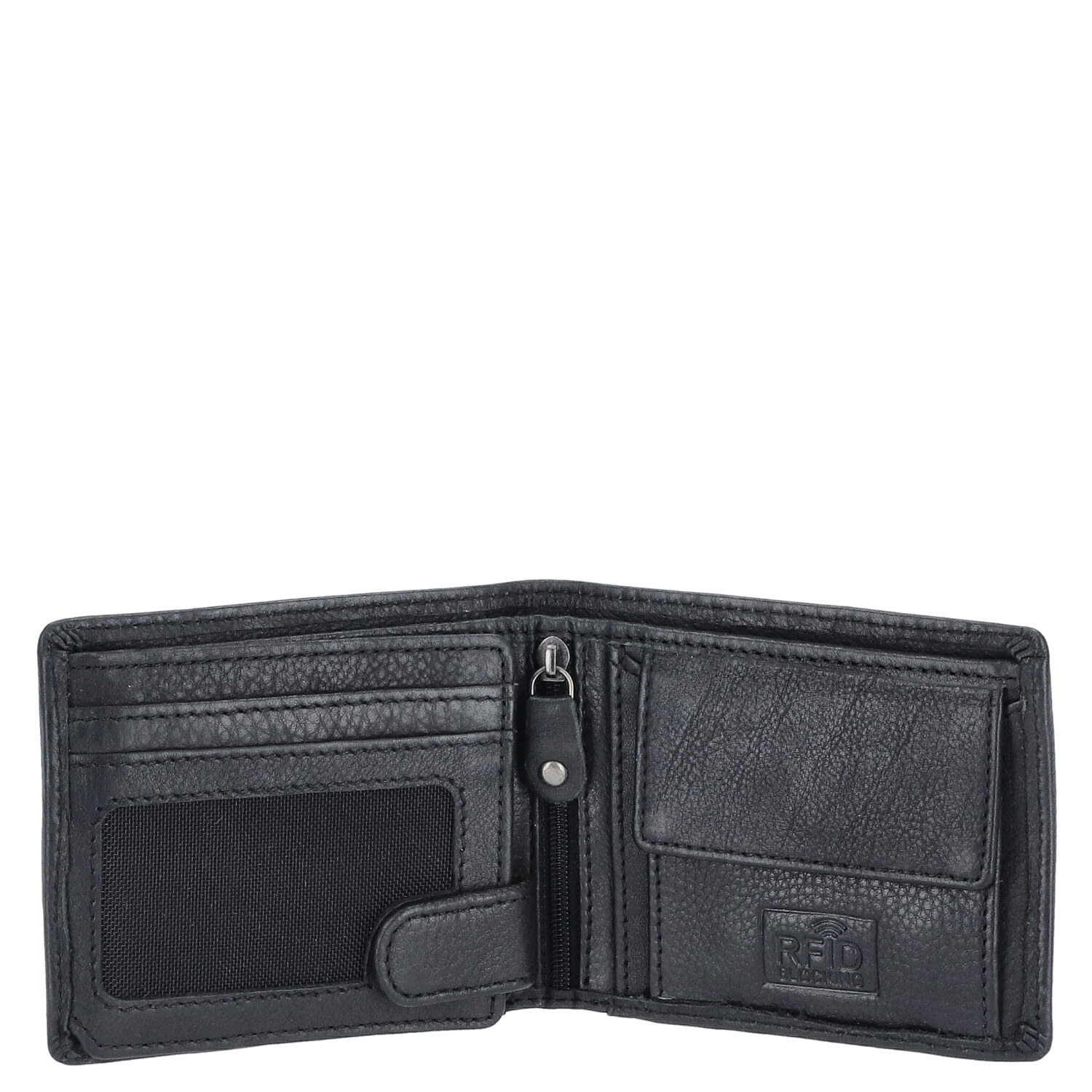 The Skandinavian Brand Geldbörse Querformat  Black Abbildung 3