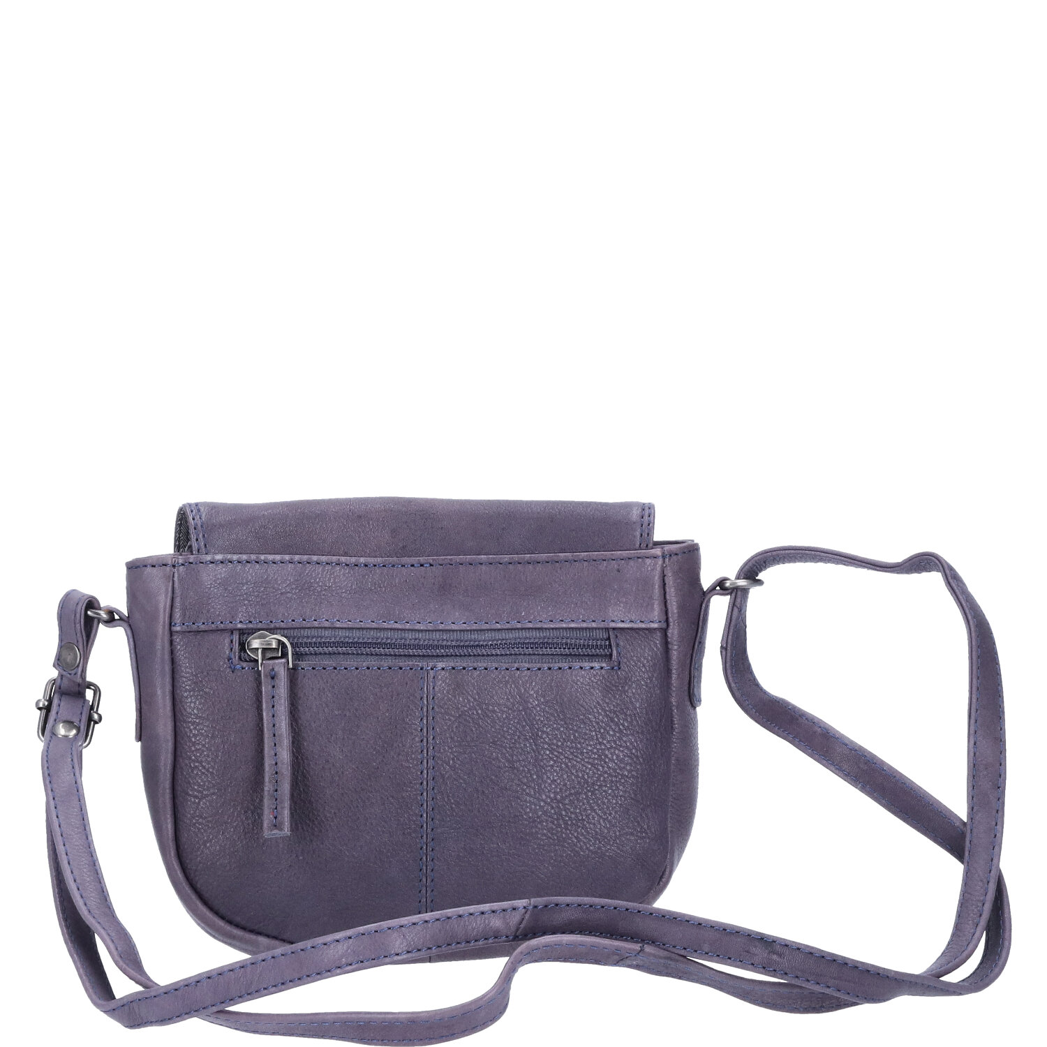 The Skandinavian Brand Damen Leder Tasche, Umhängetasche  blau Abbildung 3