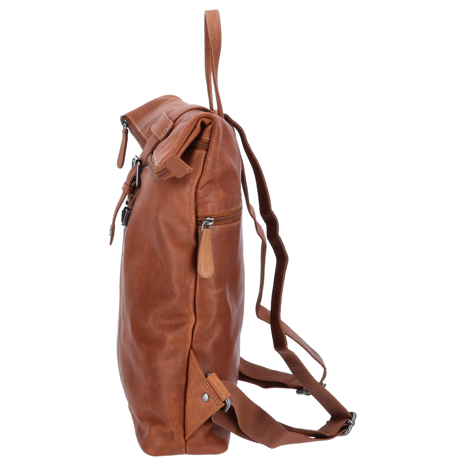 The Skandinavian Brand Damenlederrucksack  Cognac Abbildung 3
