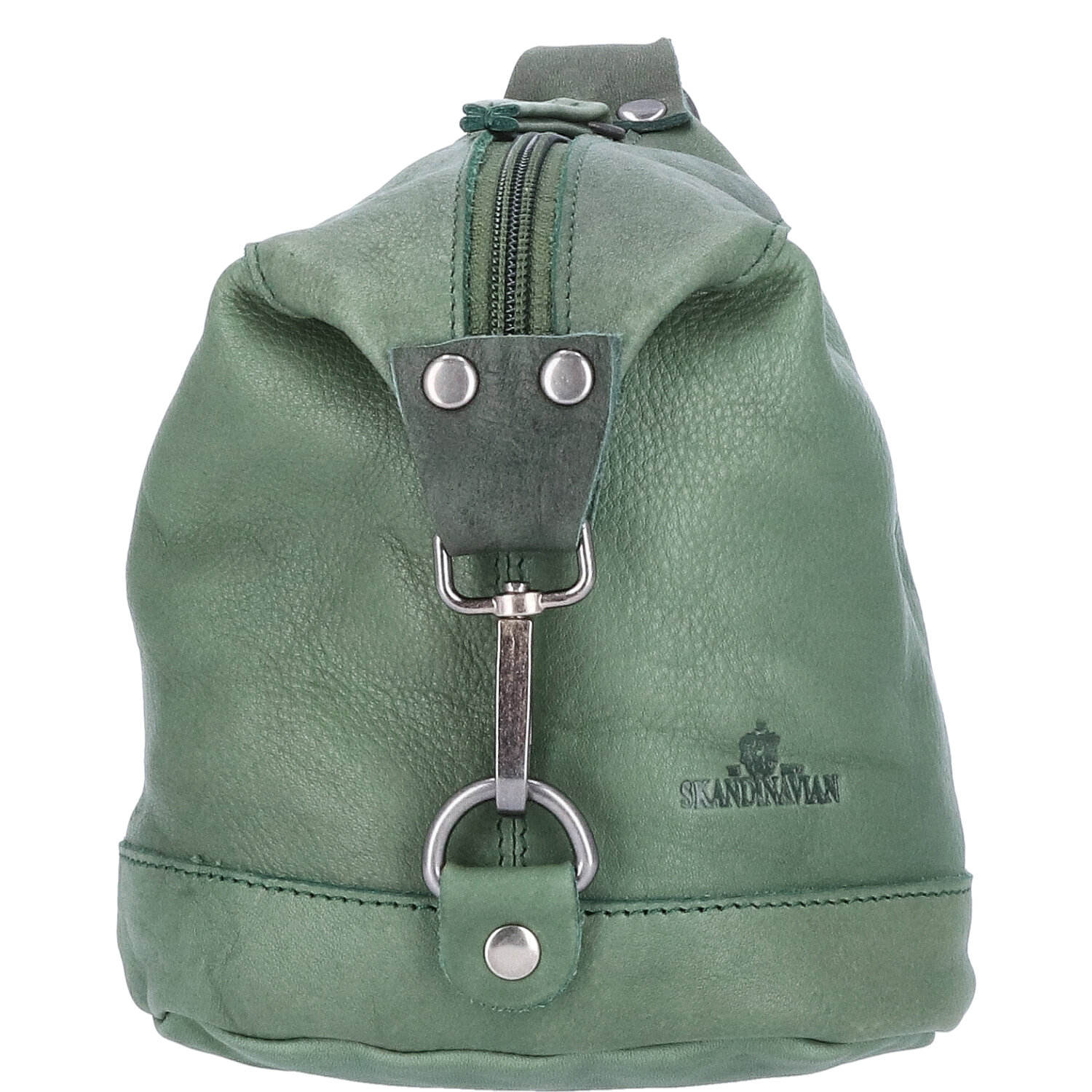 The Skandinavian Brand Mini Leder Rucksack  grün Abbildung 1 The Skandinavian Brand Mini Leder Rucksack  grün Abbildung 1
