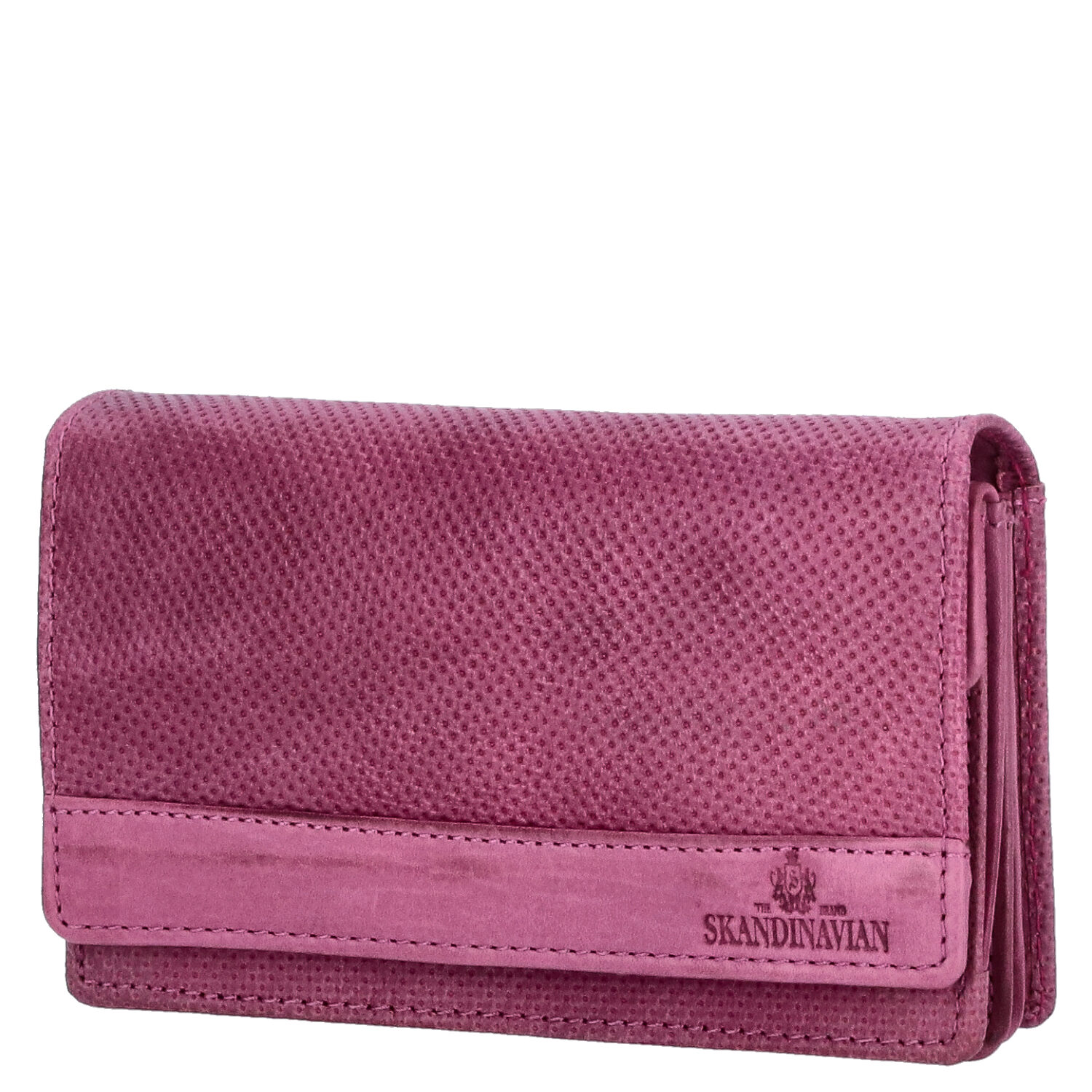 The Skandinavian Brand Damen Leder Geldbörse Quer  Purple Abbildung 1 The Skandinavian Brand Damen Leder Geldbörse Quer  Purple Abbildung 1