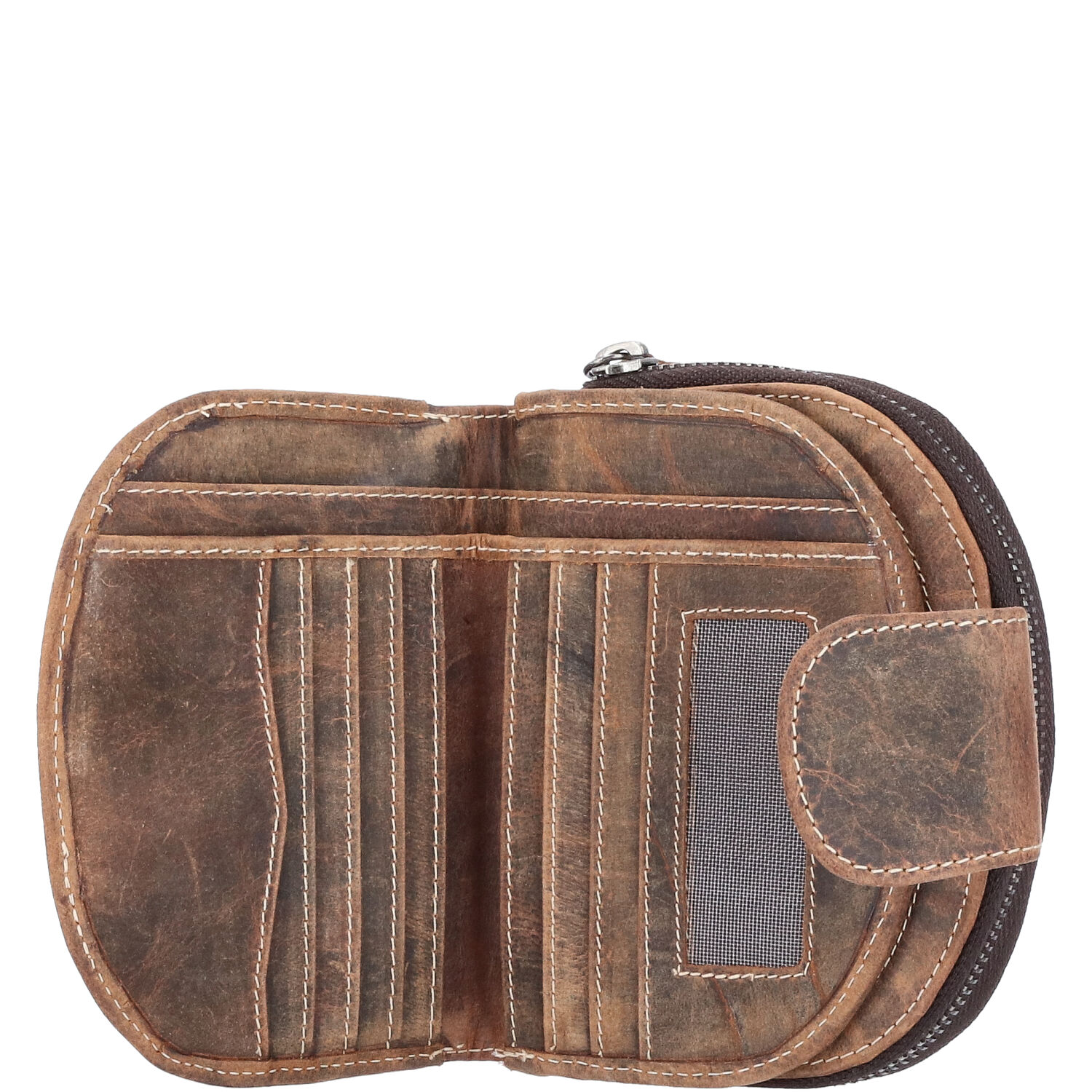 The Skandinavian Brand Damen Leder Geldbörse  tan Abbildung 6