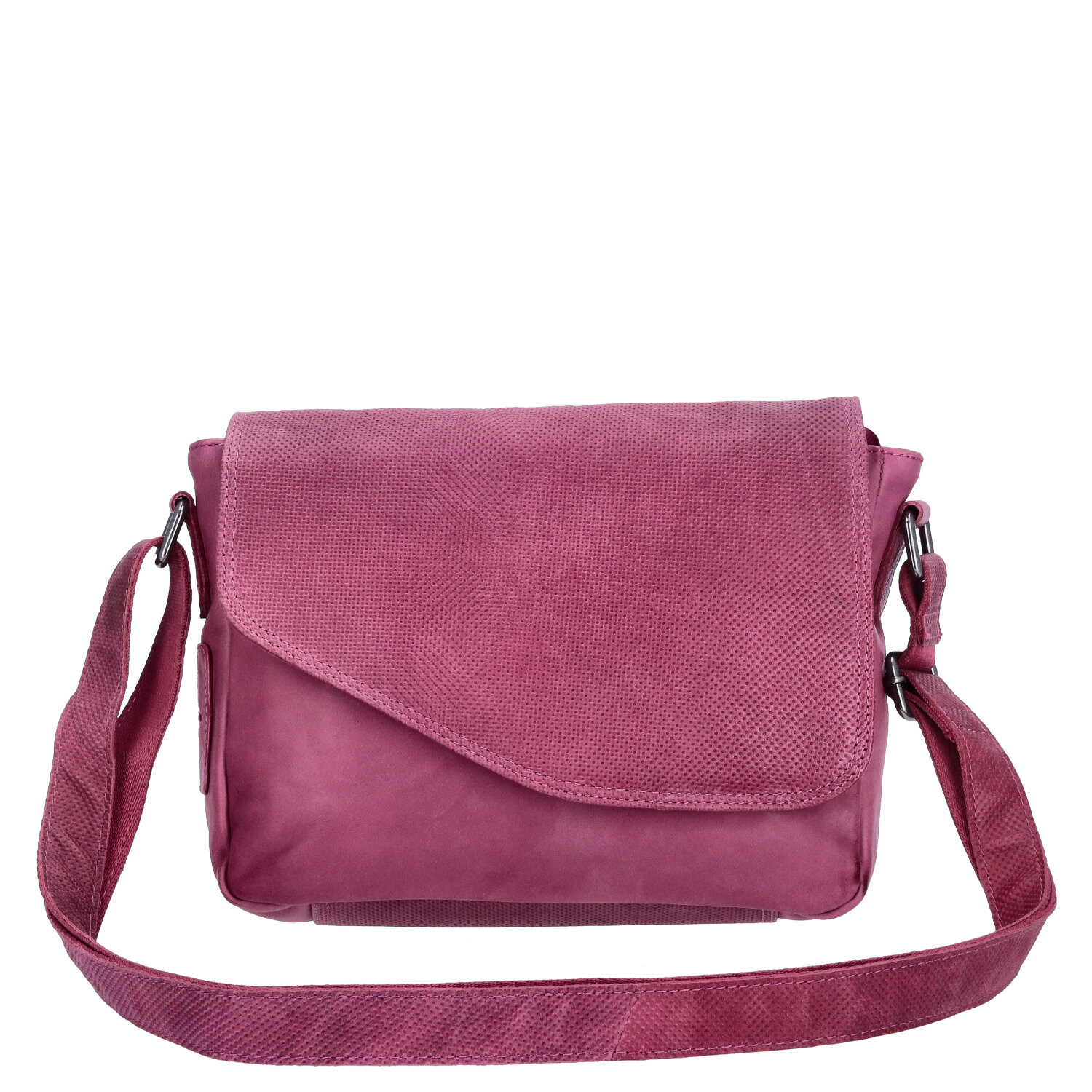 The Skandinavian Brand Damen Leder Umhängetasche - Purple Abbildung 4