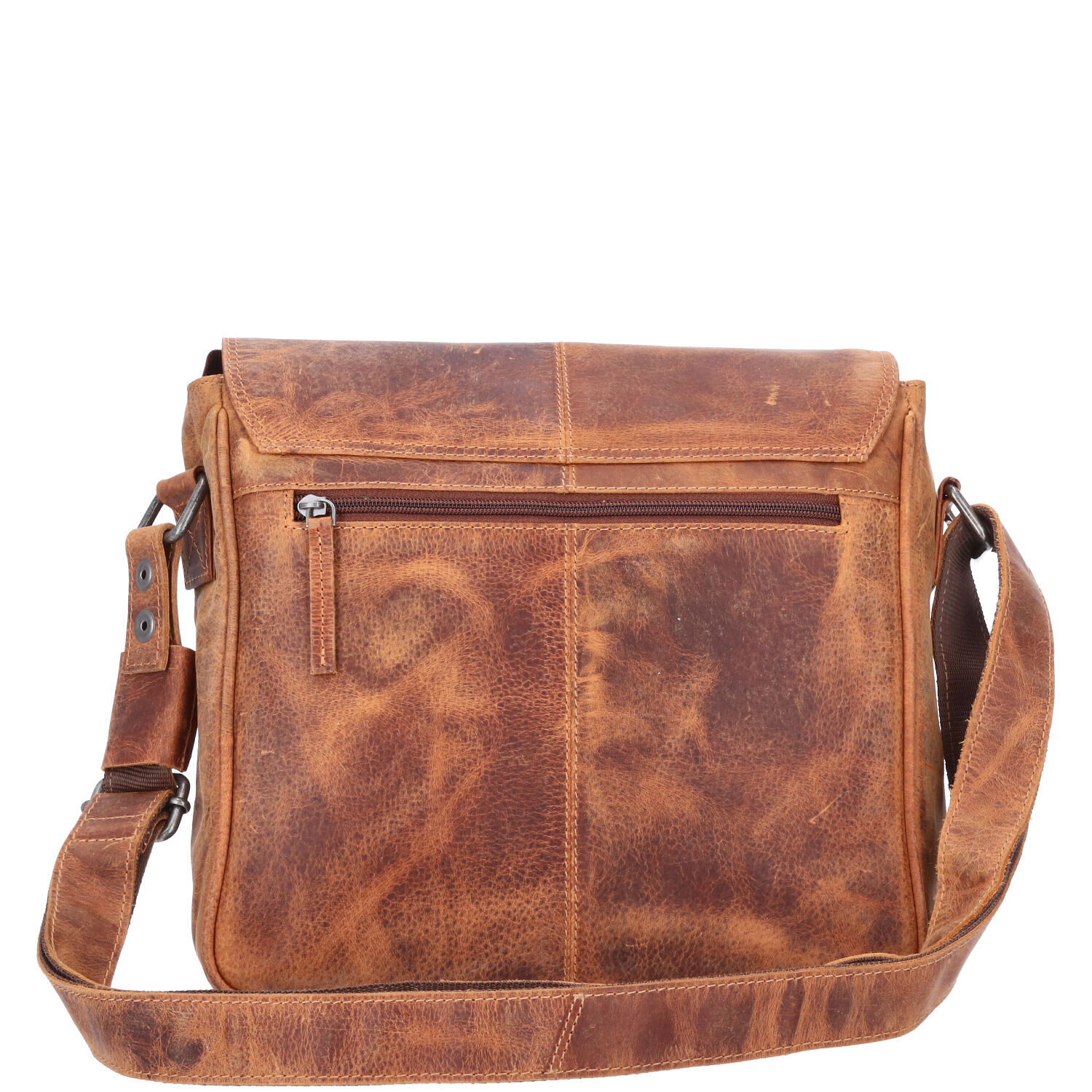 The Skandinavian Brand Leder Schultertasche  Camel Abbildung 4