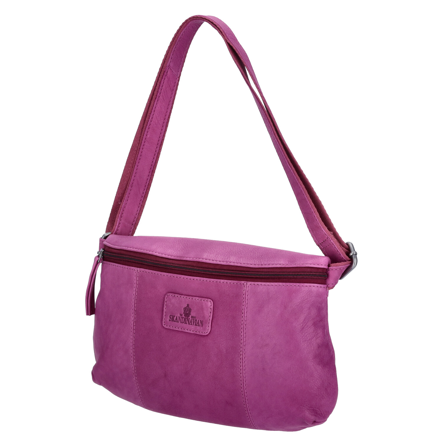 The Skandinavian Brand Leder Crossbody Bag - Purple Abbildung 5