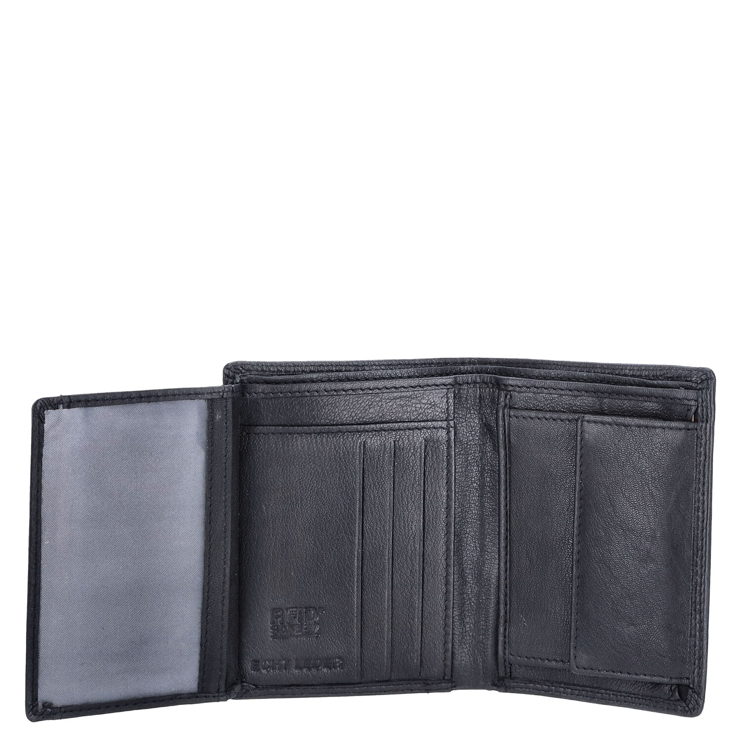 The Skandinavian Brand Herren Lederbörse Hoch  Black Abbildung 4