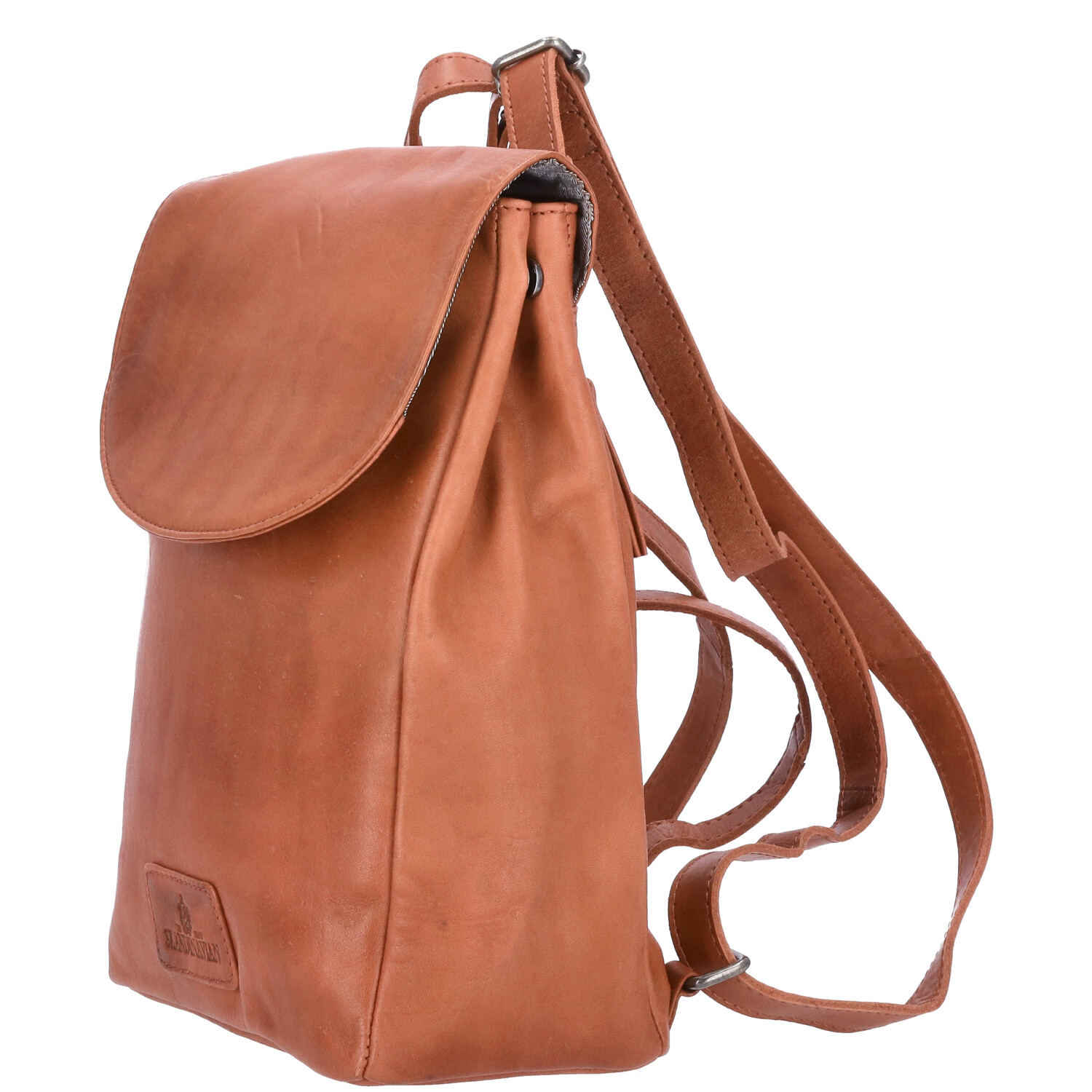 The Skandinavian Brand Damen Leder Rucksack  Cognac Abbildung 3