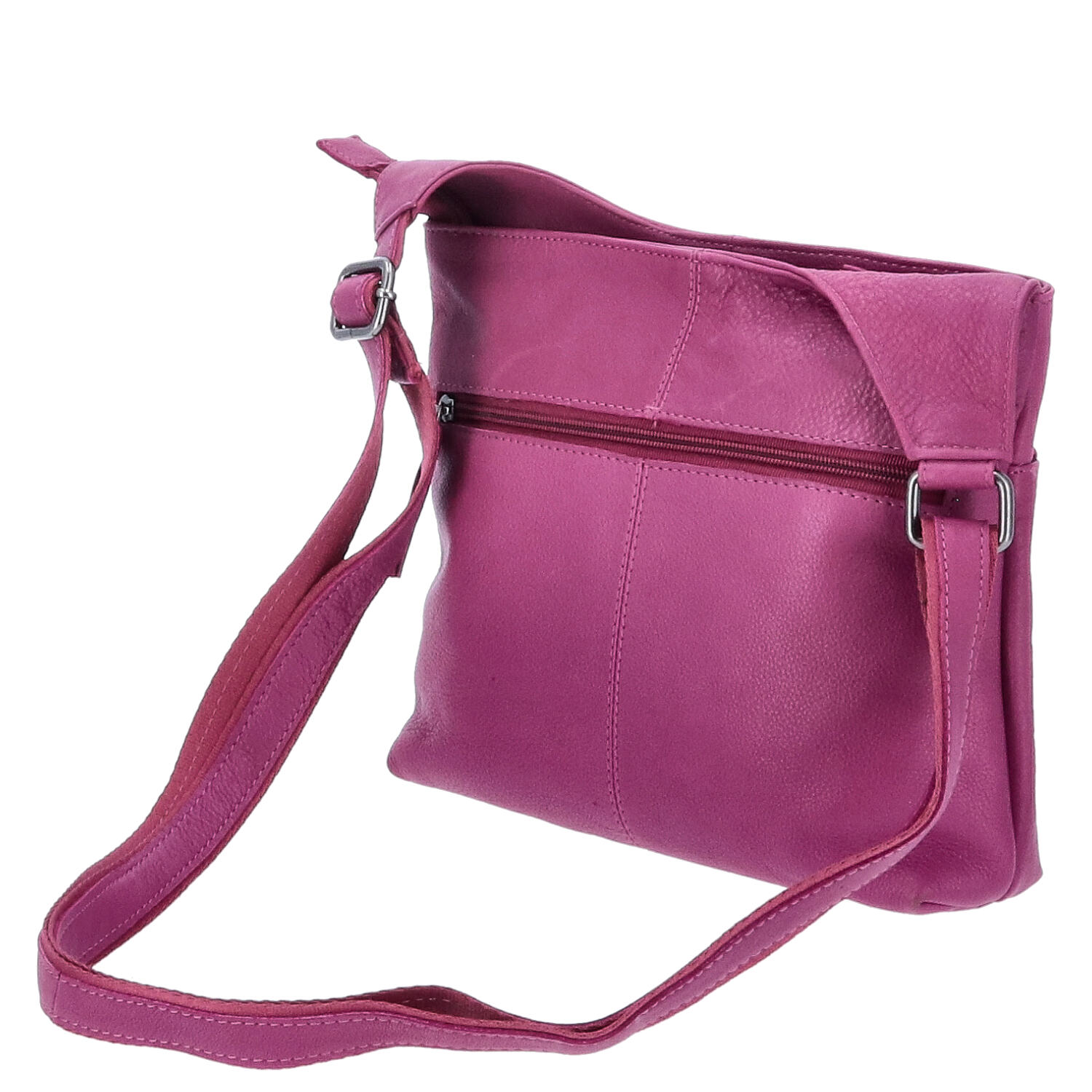 The Skandinavian Brand Leder Umhängetasche - Purple Abbildung 4