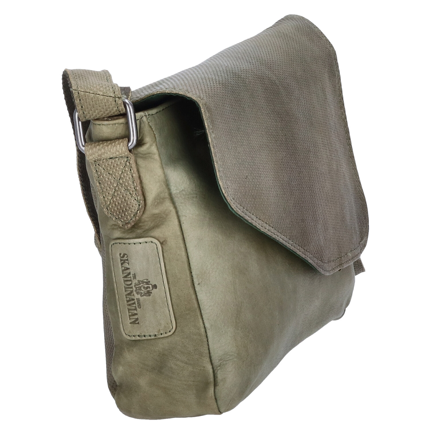 The Skandinavian Brand Damen Leder Umhängetasche  Green Abbildung 3