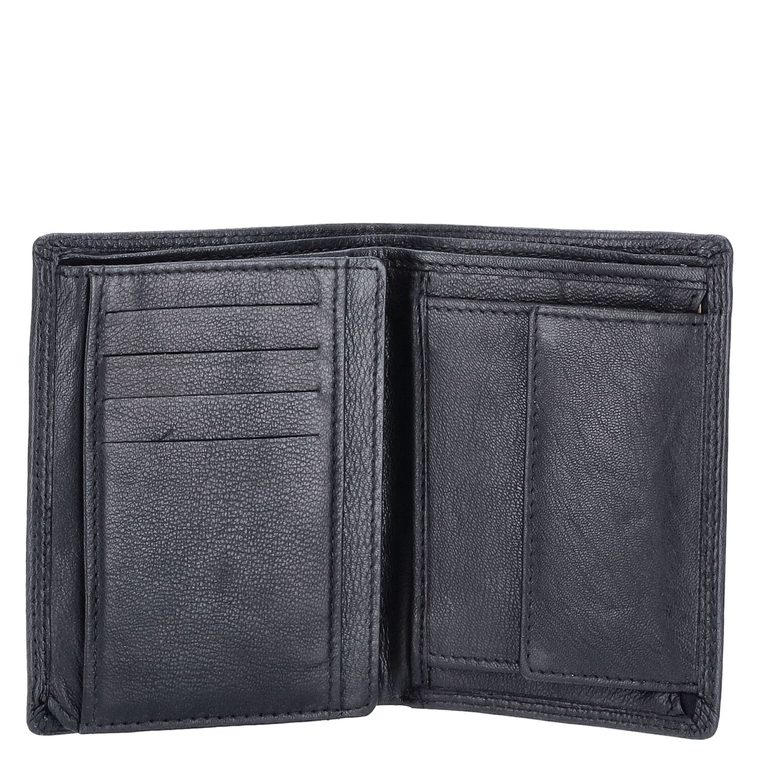 The Skandinavian Brand Herren Lederbörse Hoch  Black Abbildung 3