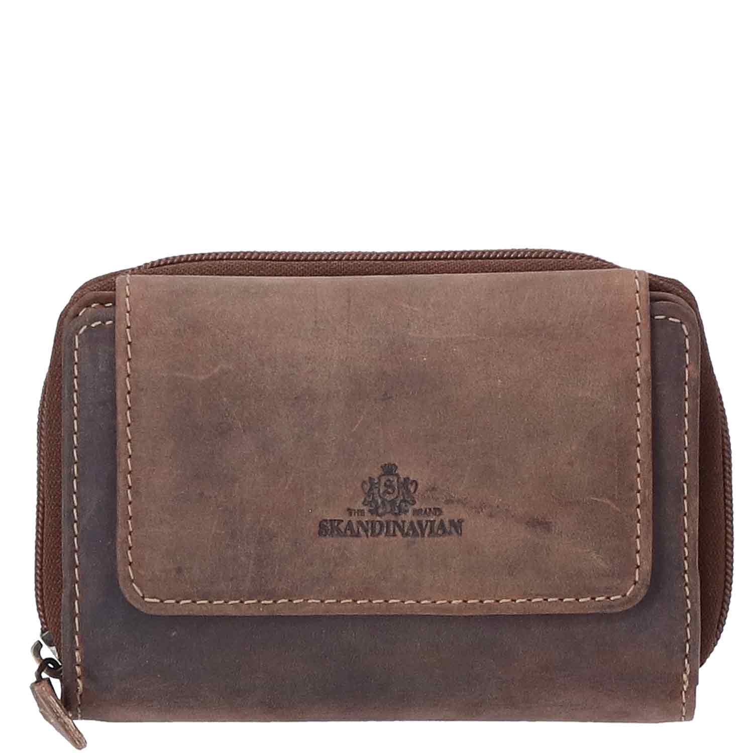 The Skandinavian Brand Lady Zip Wallet Hunter  tan Abbildung 1