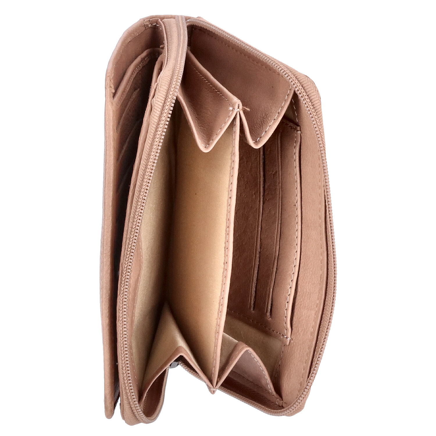 The Skandinavian Brand Damen Leder Geldbörse - beige Abbildung 5