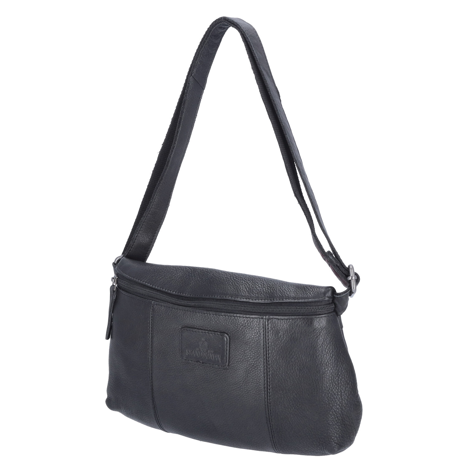 The Skandinavian Brand Leder Crossbody Bag  Black Abbildung 5