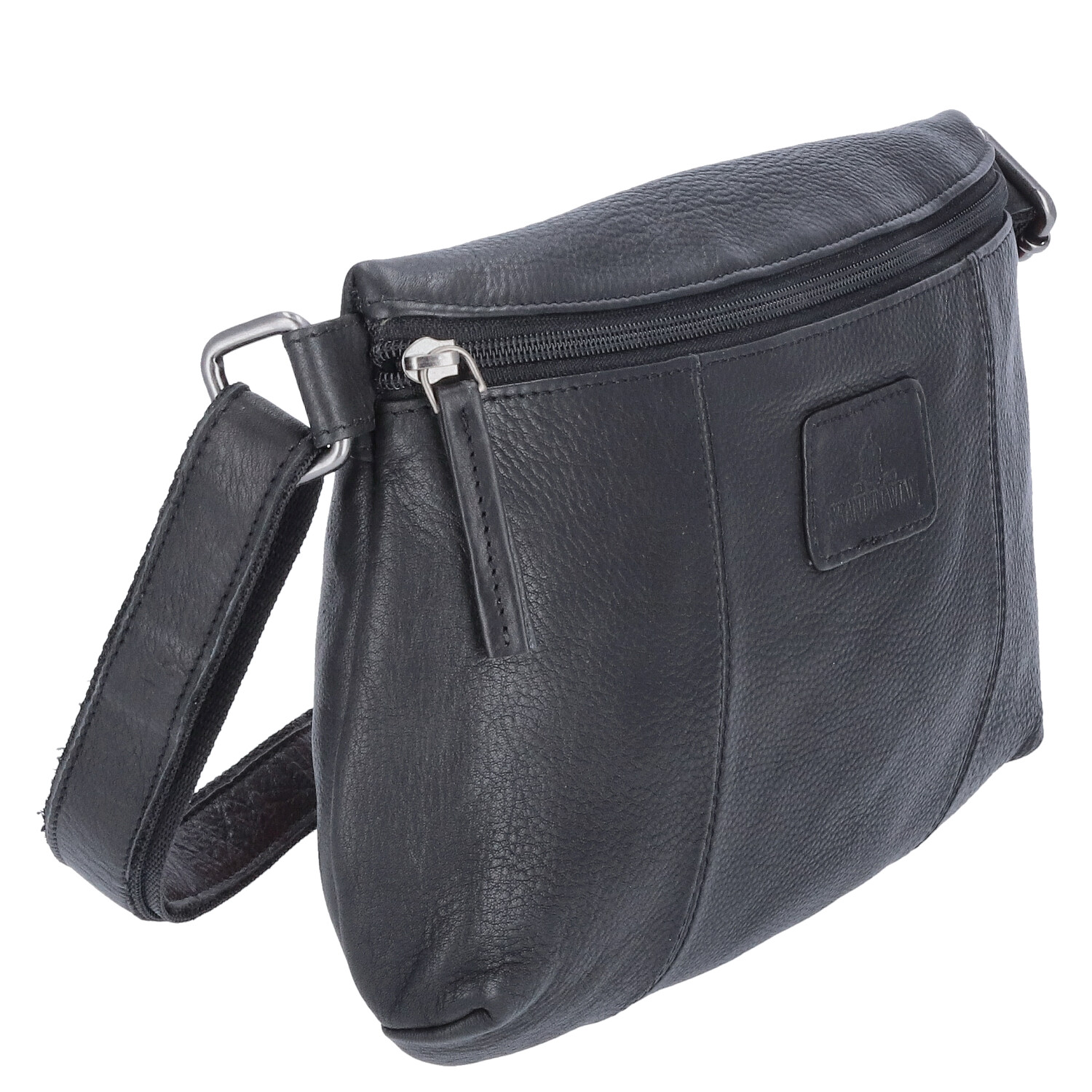 The Skandinavian Brand Leder Crossbody Bag  Black Abbildung 3