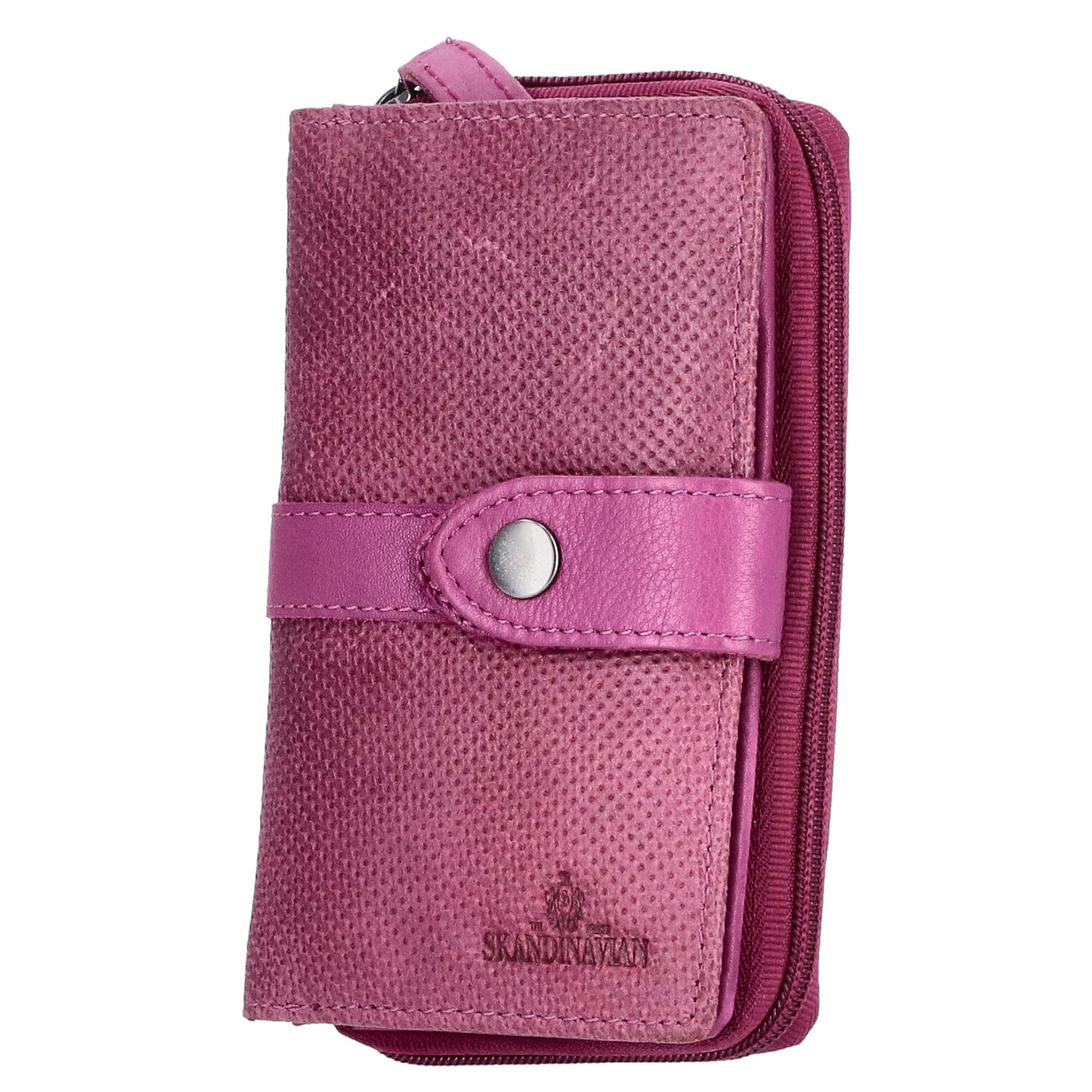 The Skandinavian Brand Damen Leder Geldbörse - Purple Abbildung 1
