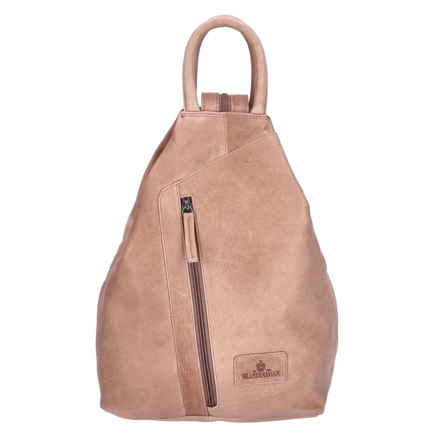 The Skandinavian Brand Damen Leder Rucksack  beige Abbildung 1 The Skandinavian Brand Damen Leder Rucksack  beige Abbildung 1
