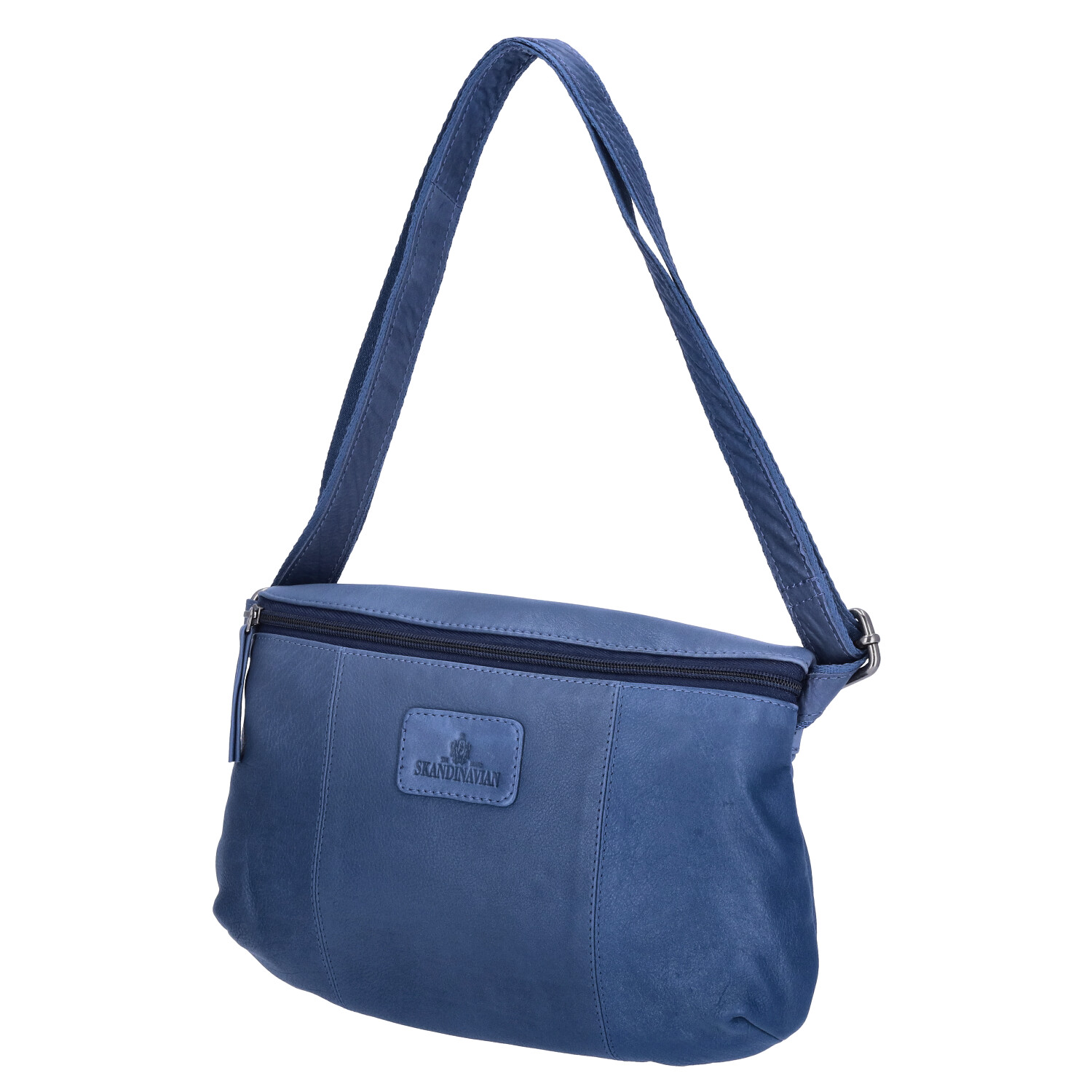 The Skandinavian Brand Leder Crossbody Bag - Blue Abbildung 5