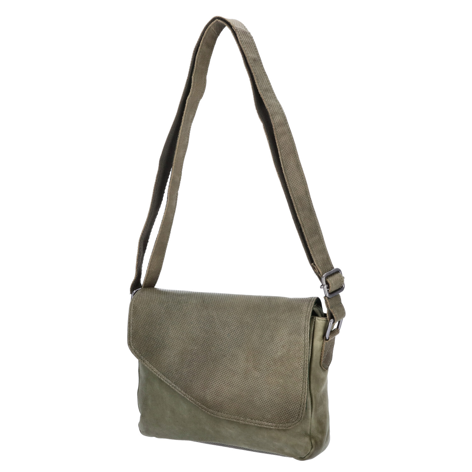 The Skandinavian Brand Damen Leder Umhängetasche  Green Abbildung 5