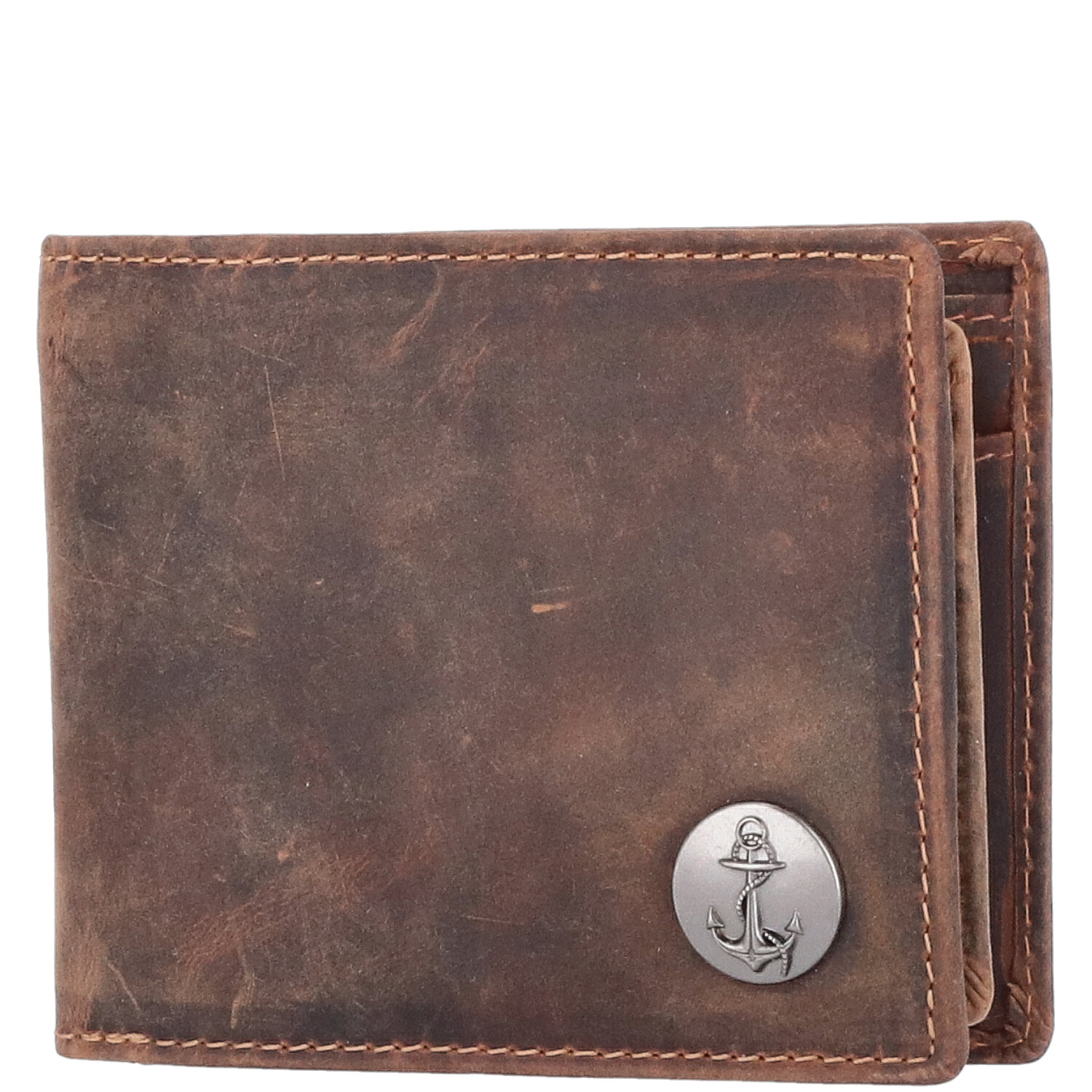 The Skandinavian Brand Leder Geldbörse Maritime braun Abbildung 1