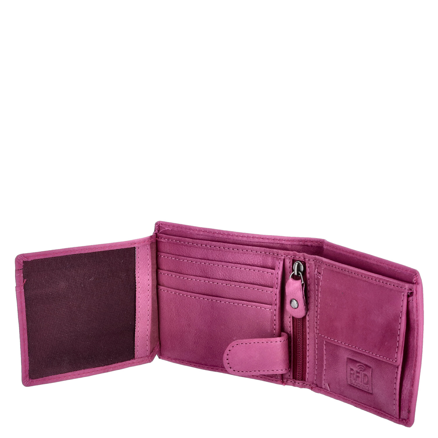 The Skandinavian Brand Geldbörse Querformat - fuchsia Abbildung 4