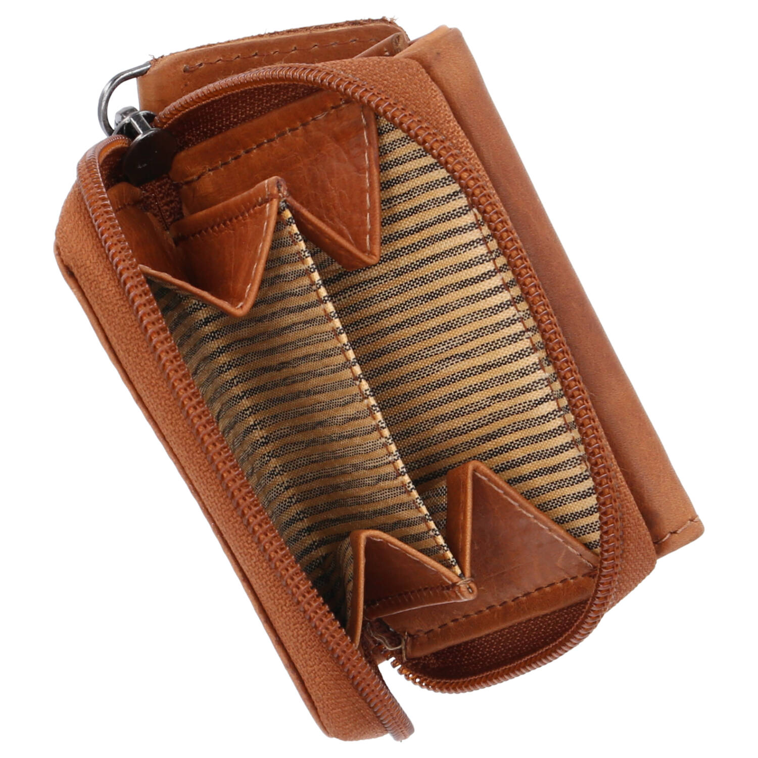 The Skandinavian Brand Damen Leder Geldbörse  Cognac Abbildung 3