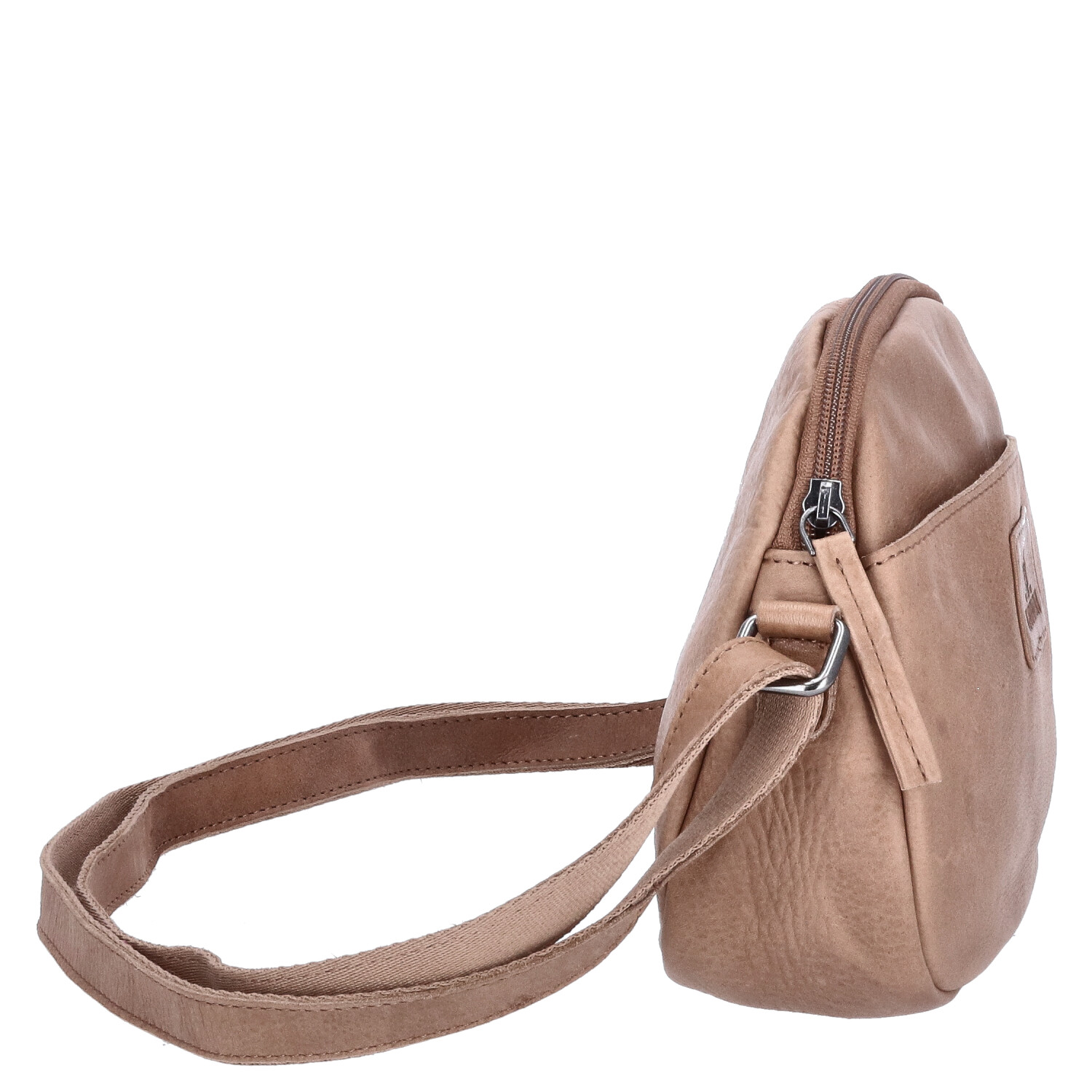 The Skandinavian Brand Damen Leder Umhängetasche - beige Abbildung 3