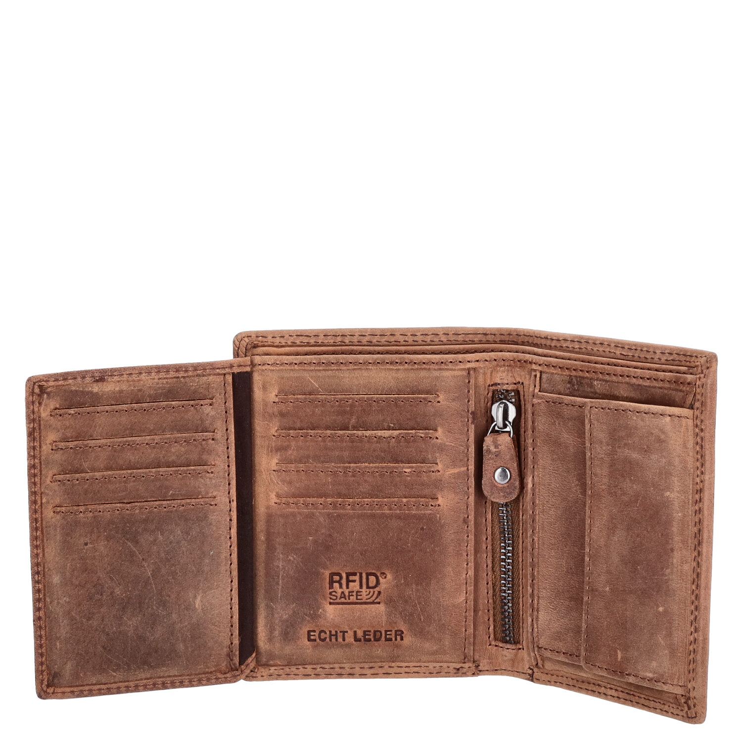 The Skandinavian Brand Lederbörse Herren  tan Abbildung 4