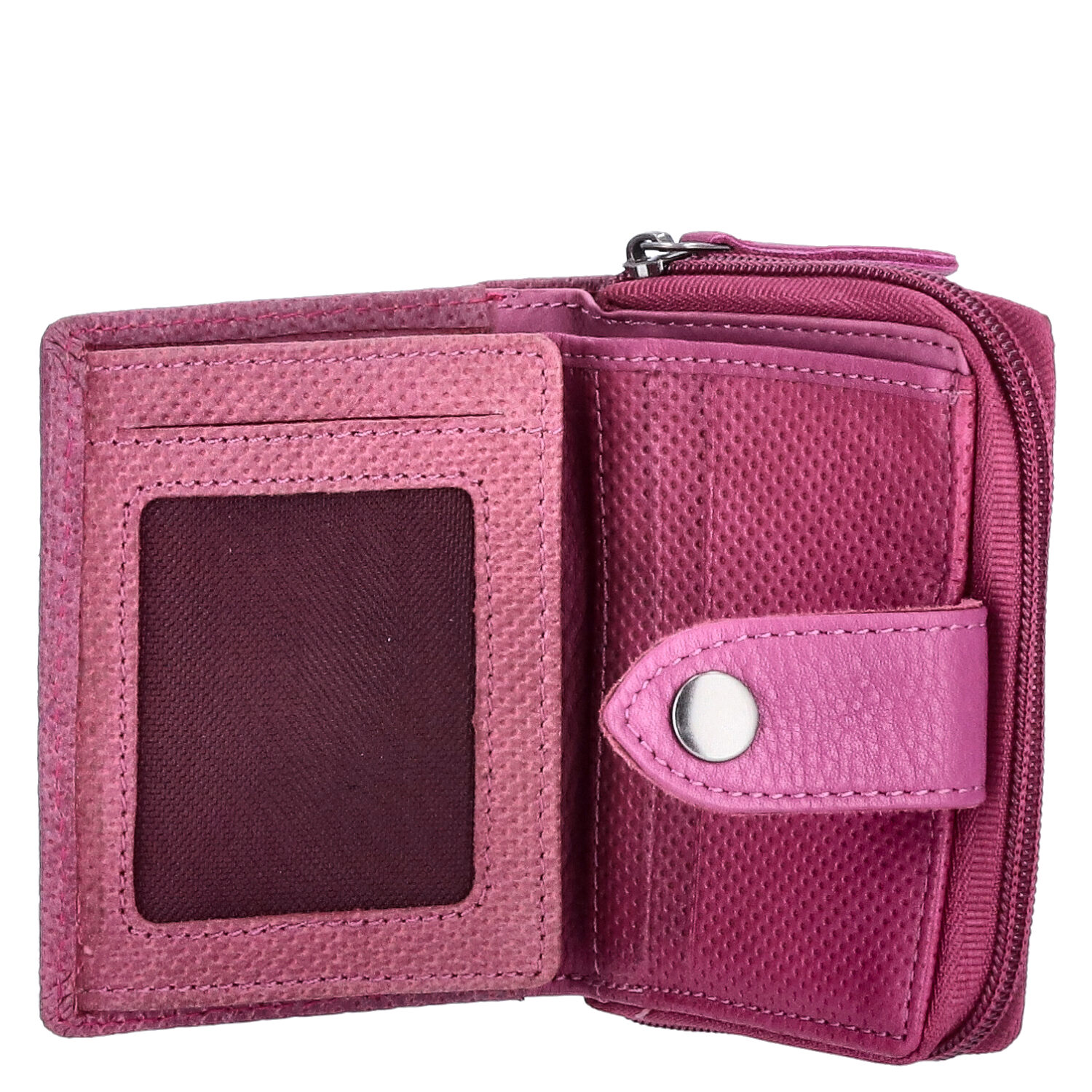 The Skandinavian Brand Damen Leder Geldbörse klein - Purple Abbildung 3