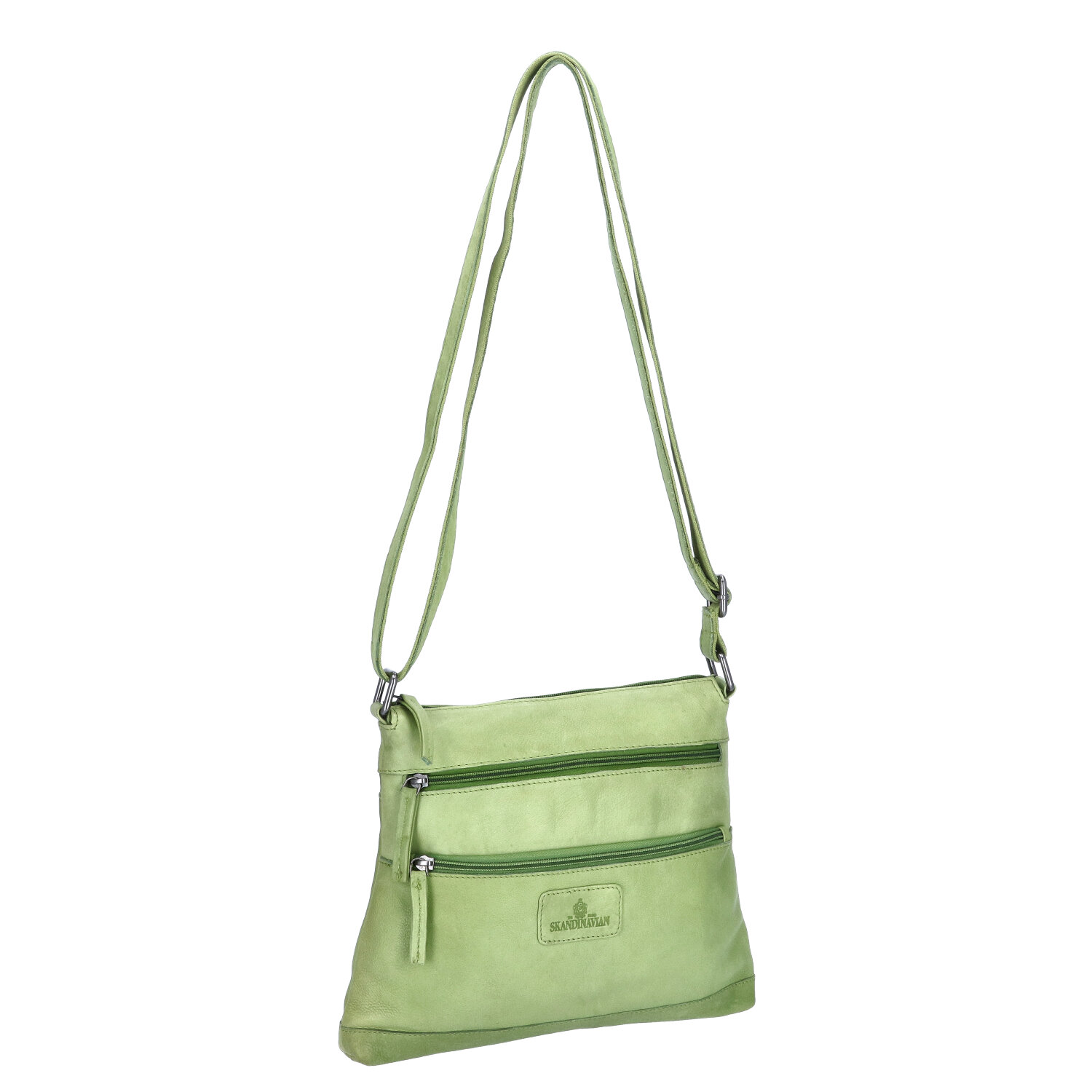 The Skandinavian Brand Leder Umhängetasche - Green Abbildung 5