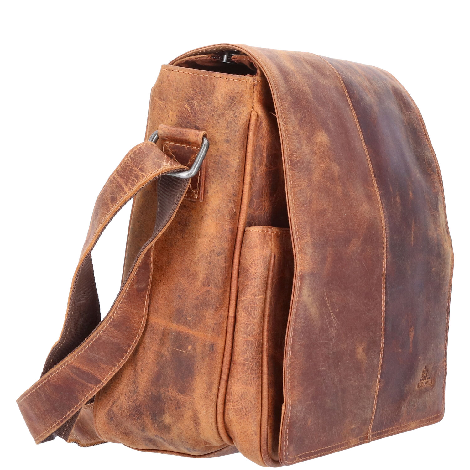 The Skandinavian Brand Leder Schultertasche  Camel Abbildung 3