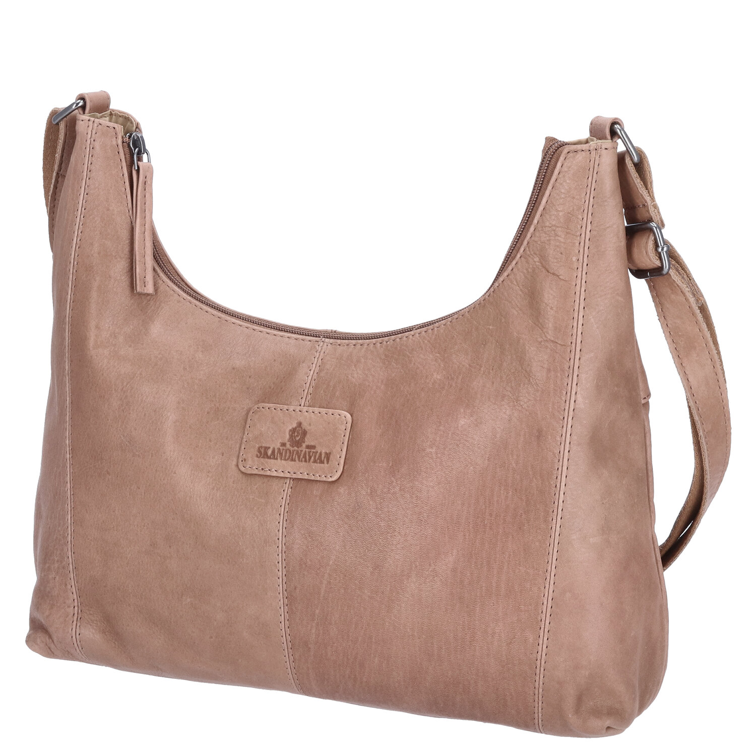 The Skandinavian Brand Leder Umhängetasche - beige Abbildung 1