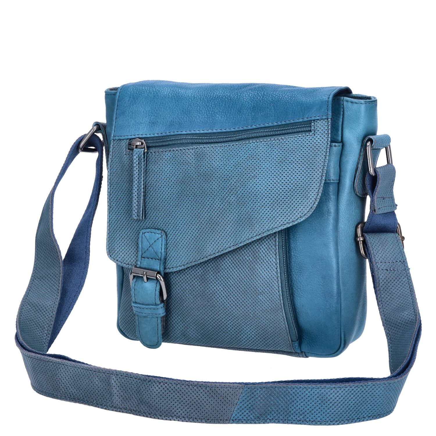 The Skandinavian Brand Damen Leder Schultertasche  Blue Abbildung 1 The Skandinavian Brand Damen Leder Schultertasche  Blue Abbildung 1