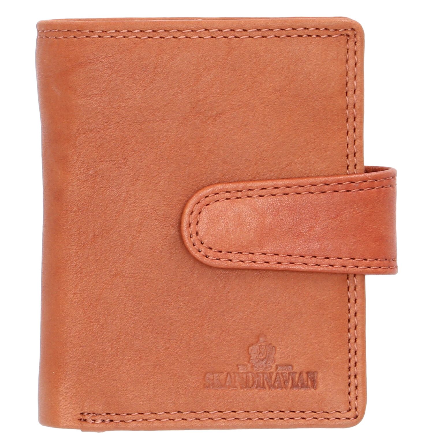 The Skandinavian Brand Leder Geldbörse, Krditkartenetui  Cognac