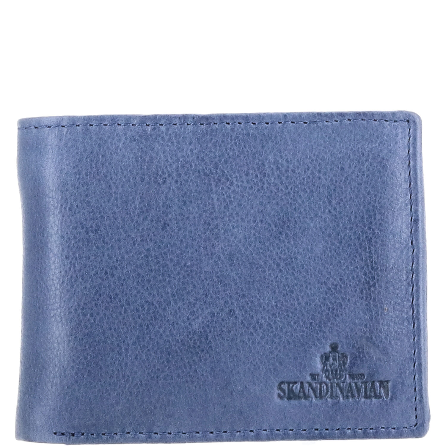 The Skandinavian Brand Leder Geldbörse Querformat - blau Abbildung 2