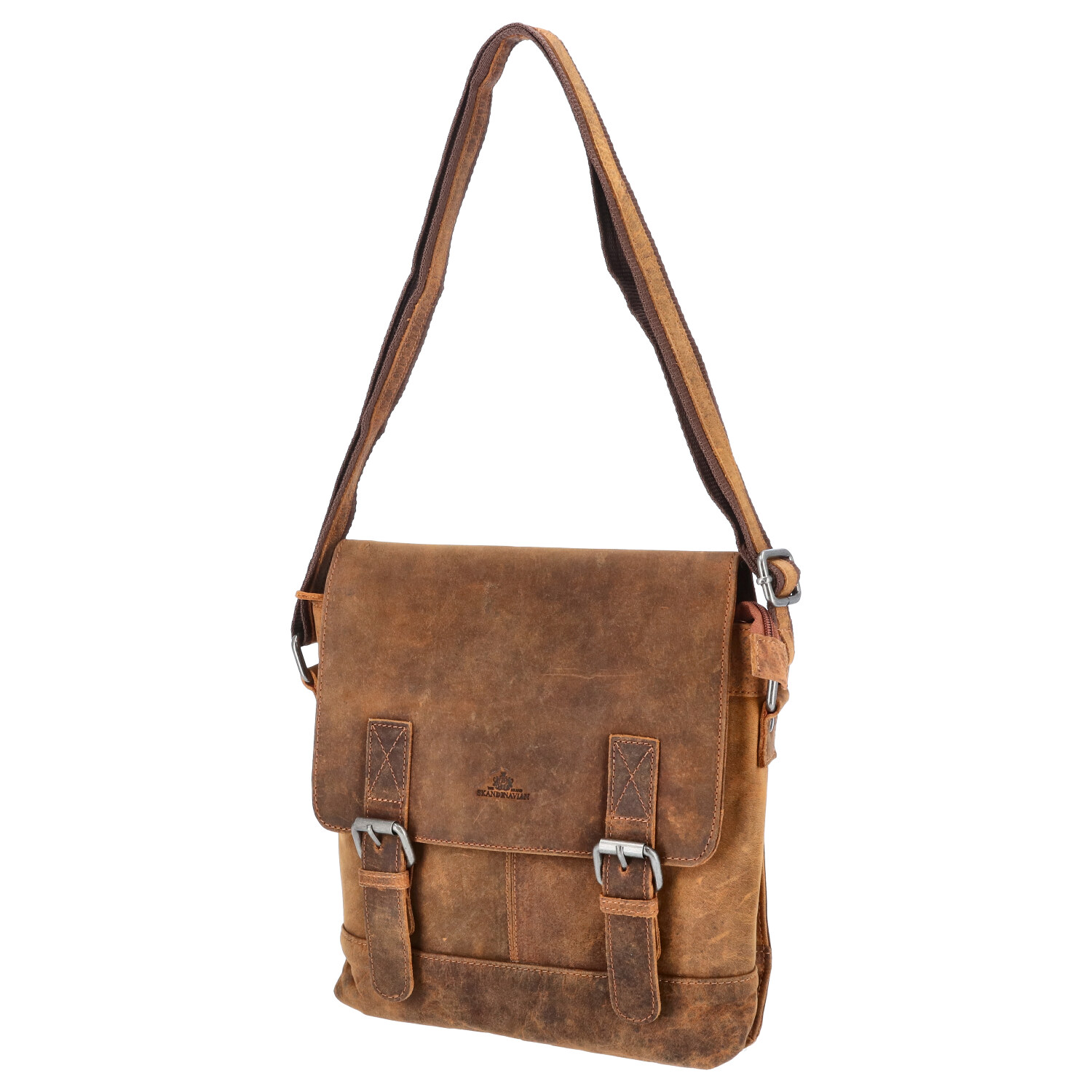 The Skandinavian Brand Leder Umhängetasche Hunter  Cognac Abbildung 1 The Skandinavian Brand Leder Umhängetasche Hunter  Cognac Abbildung 1