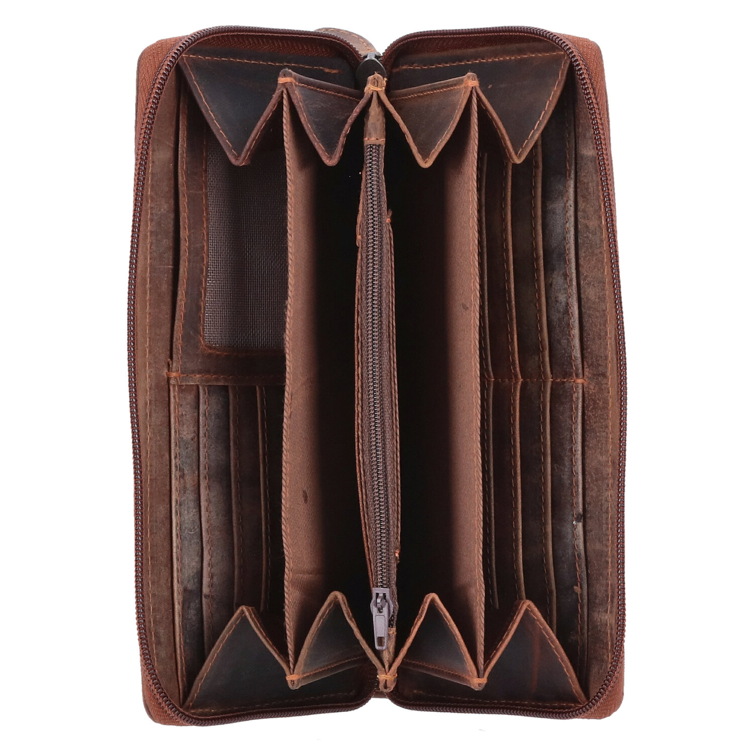 The Skandinavian Brand Damen Leder Geldbörse Maritime braun Abbildung 4