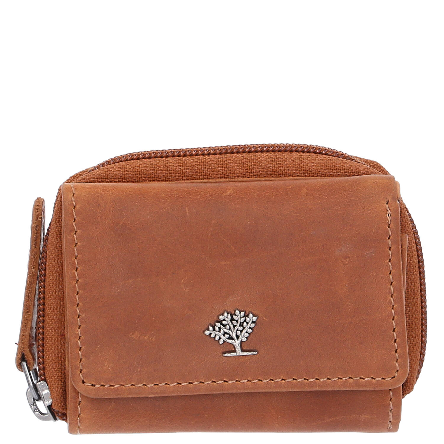 The Skandinavian Brand Damen Leder Geldbörse  Cognac Abbildung 1